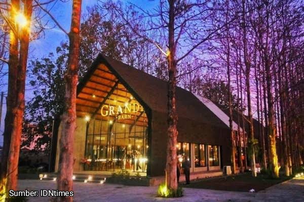 Grandis Barn, Restoran dan Cafe Ala Eropa Milik Mantan Pembalap Formula Satu