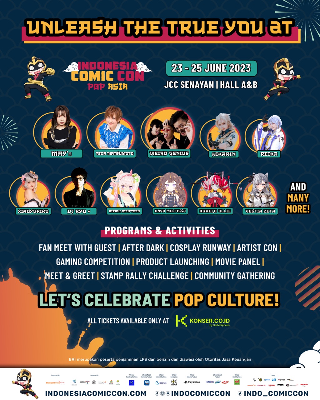 KOLABORASI UNTUK AKSELERASI INDUSTRI KREATIF DI INDONESIA COMIC CON POP ASIA 2023