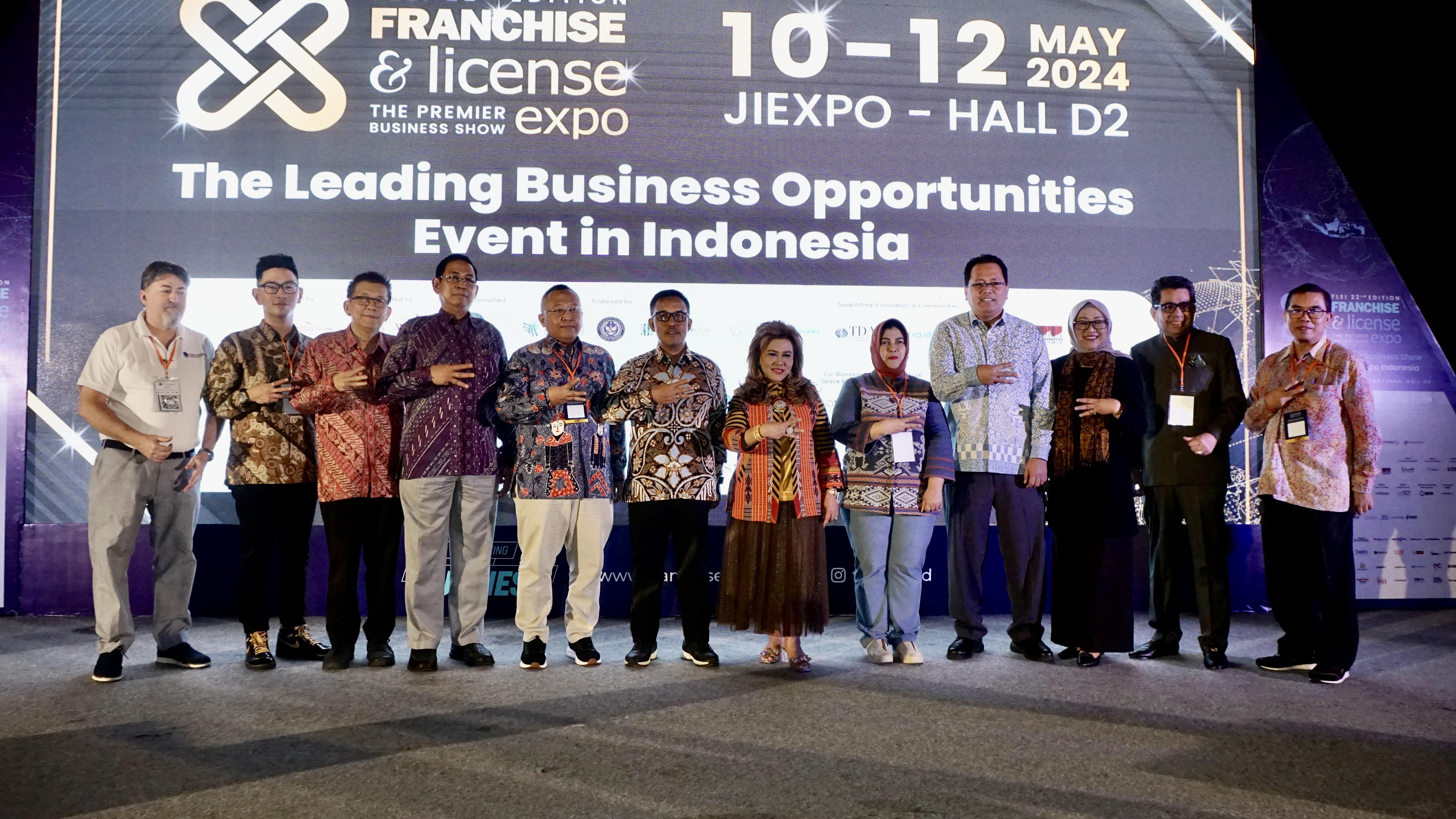 Pembukaan Franchise & License Expo Indonesia Edisi ke-22: Mendorong Pertumbuhan Industri Waralaba dan Lisensi