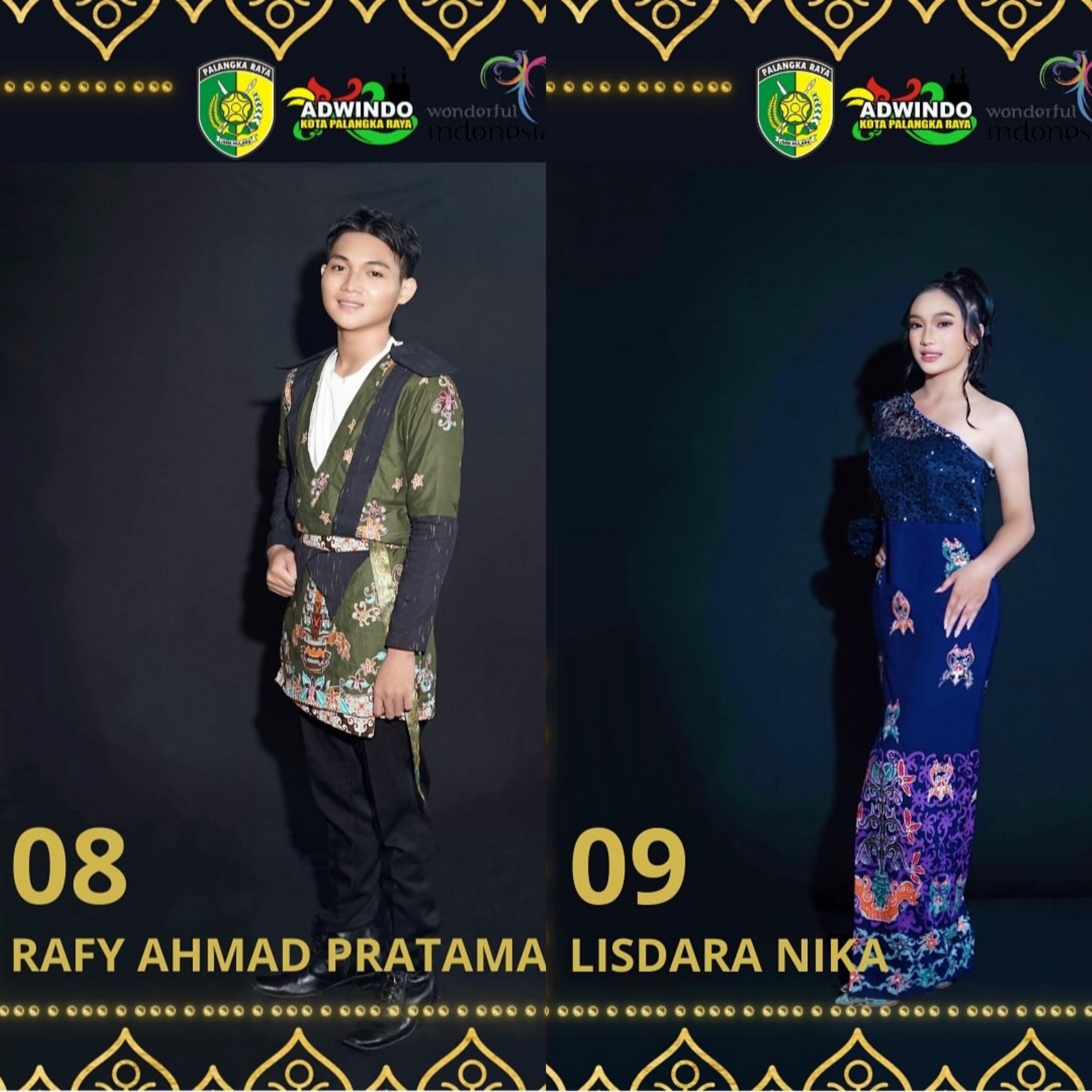 Putera-puteri Pariwisata Palangkaraya favorit 2024