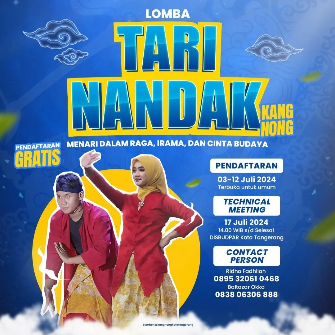 Lomba Tari Nandak Kang Nong kota Tangerang 2024