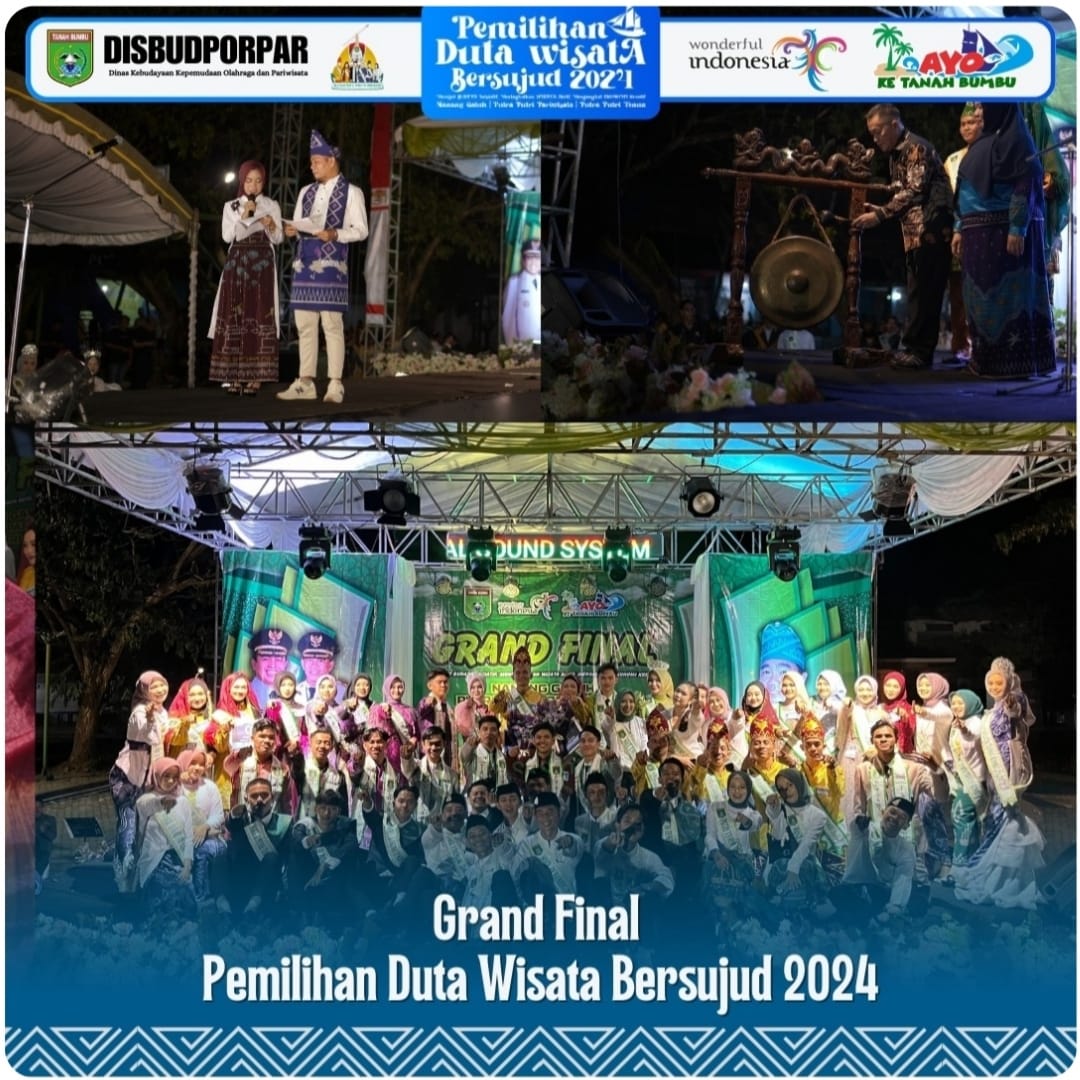 Duta wisata bersujud 2024 ; Membawa Pariwisata Kabupaten Tanah Bumbu ke tingkat Nasional