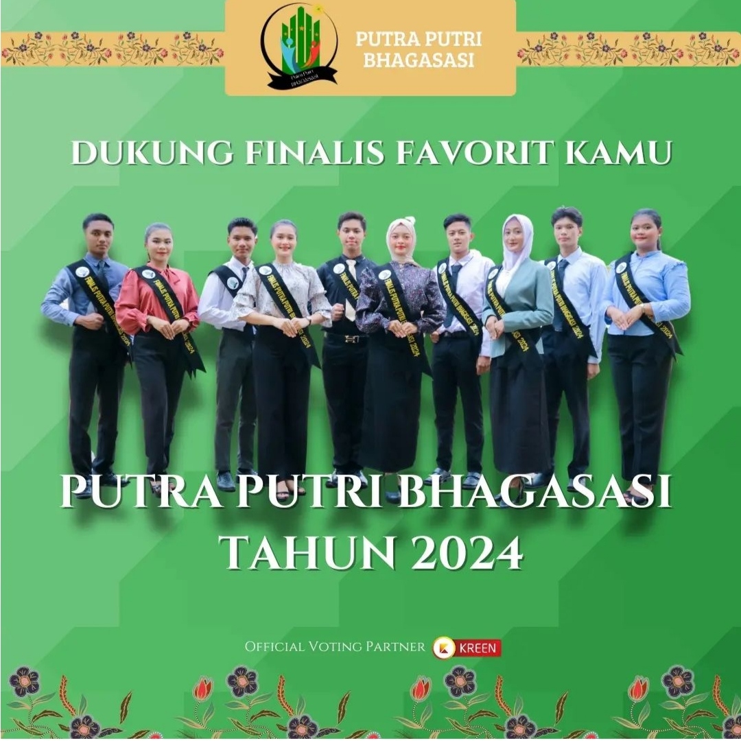 Putra-putri Bhagasasi 2024: Muhamad Zaidan dan Dian Musyarofah Raih Gelar terfavorit 