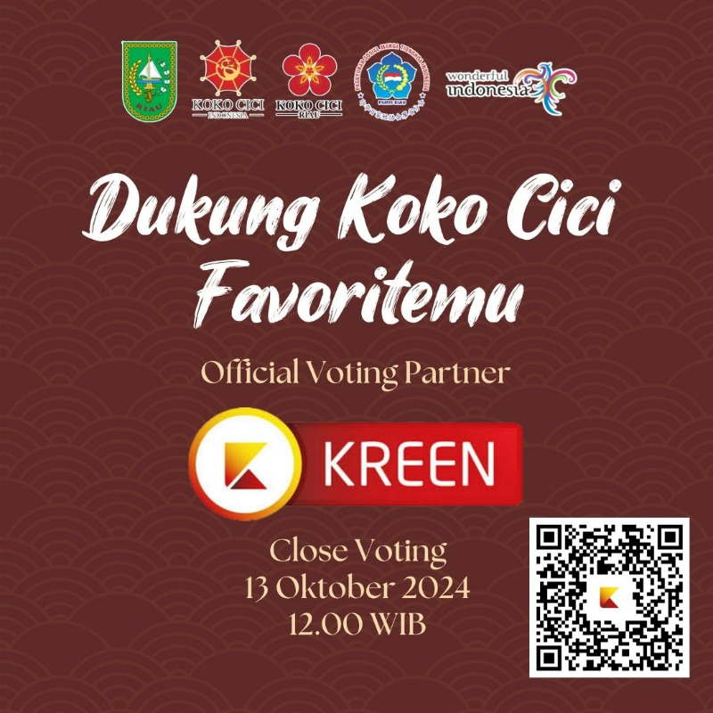 Koko Antoni Terpilih sebagai Juara Favorit di Koko Cici Riau 2024 melalui Voting Online!