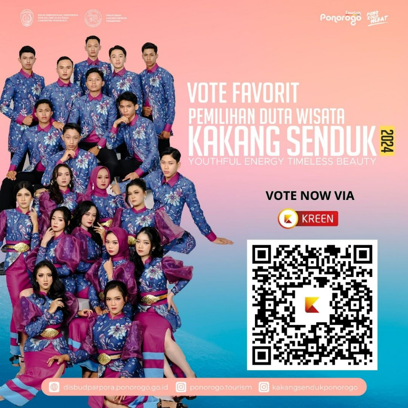 Kakang Senduk Kabupaten Ponorogo 2024: Memperkenalkan Duta Wisata Terfavorit