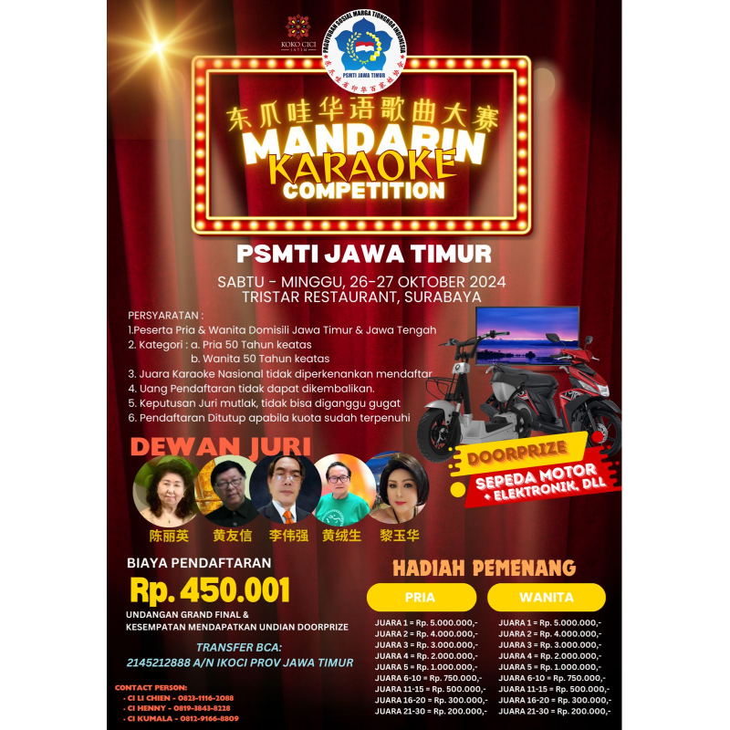 Peran Digital Voting di Lomba Karaoke PSMTI Jatim 2024: Anny Liyanto Terpilih sebagai Favorit