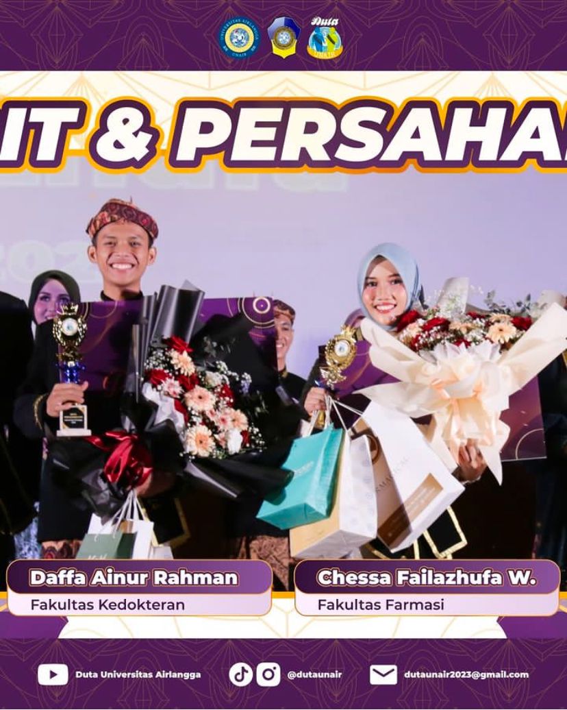 Chessa Failazhufa Waludri Dinobatkan sebagai Juara Favorit Duta UNAIR 2024