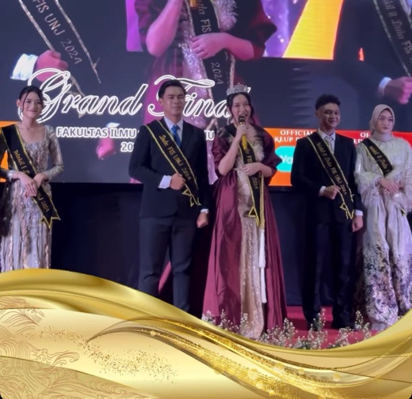 Muhammad Anugrah dan Jasmine Patricia Terpilih Sebagai Juara Favorit Duta FISH UNJ 2025