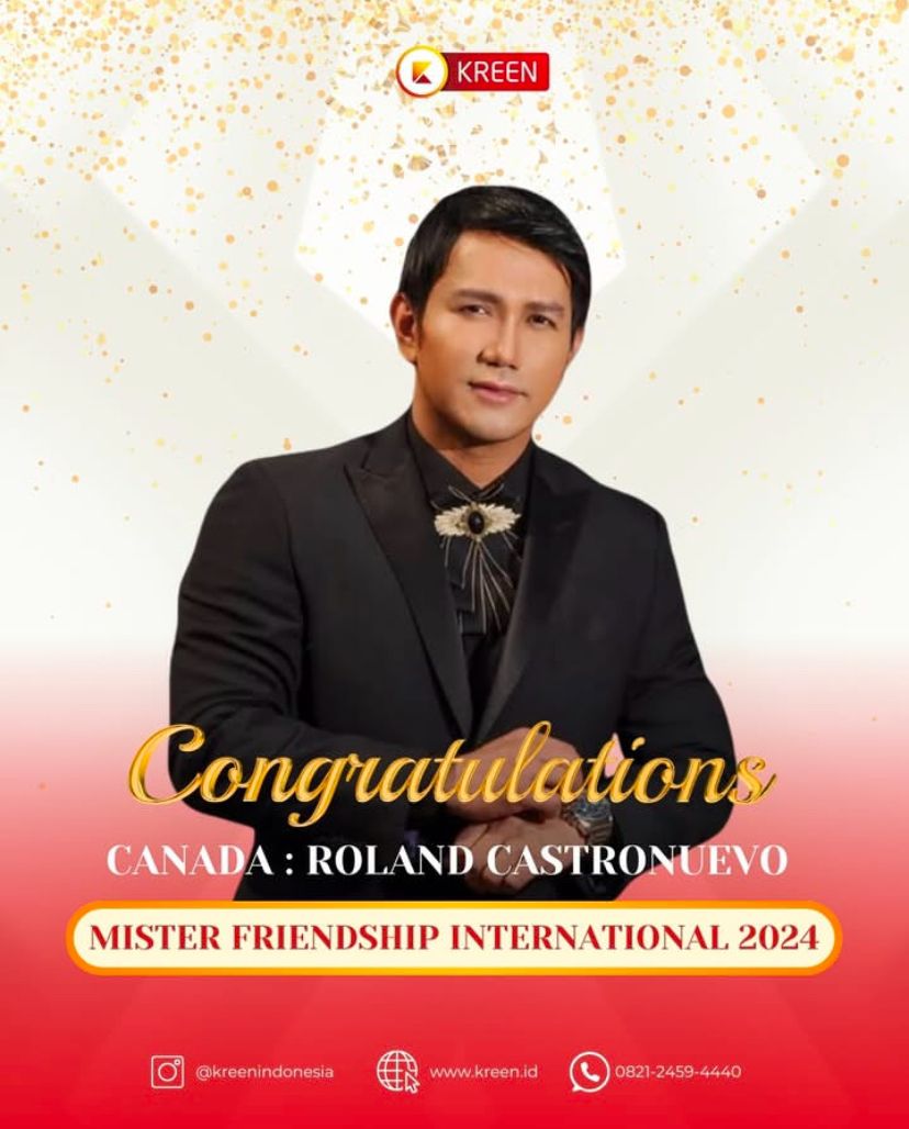 Canada Wins Favorite at Mister Friendship International 2024!