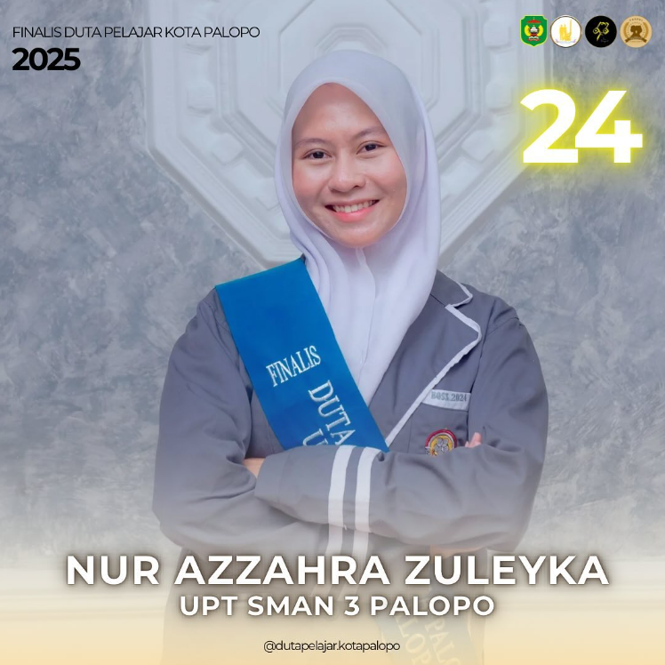 Duta Pelajar Kota Palopo 2025: Nur Azzahra Zuleyka Terpilih Sebagai Pemenang Popular Vote