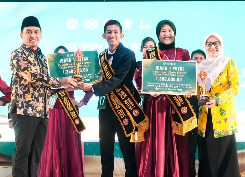 Zaki Putra Hermawan Raih Suara Tertinggi via Kreen di Duta GenRe Kota Pasuruan 2025