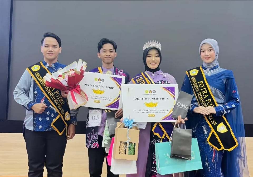 Universitas Trunojoyo Gelar Duta FKIP 2025, Ini Hasil Voting Online di Kreen