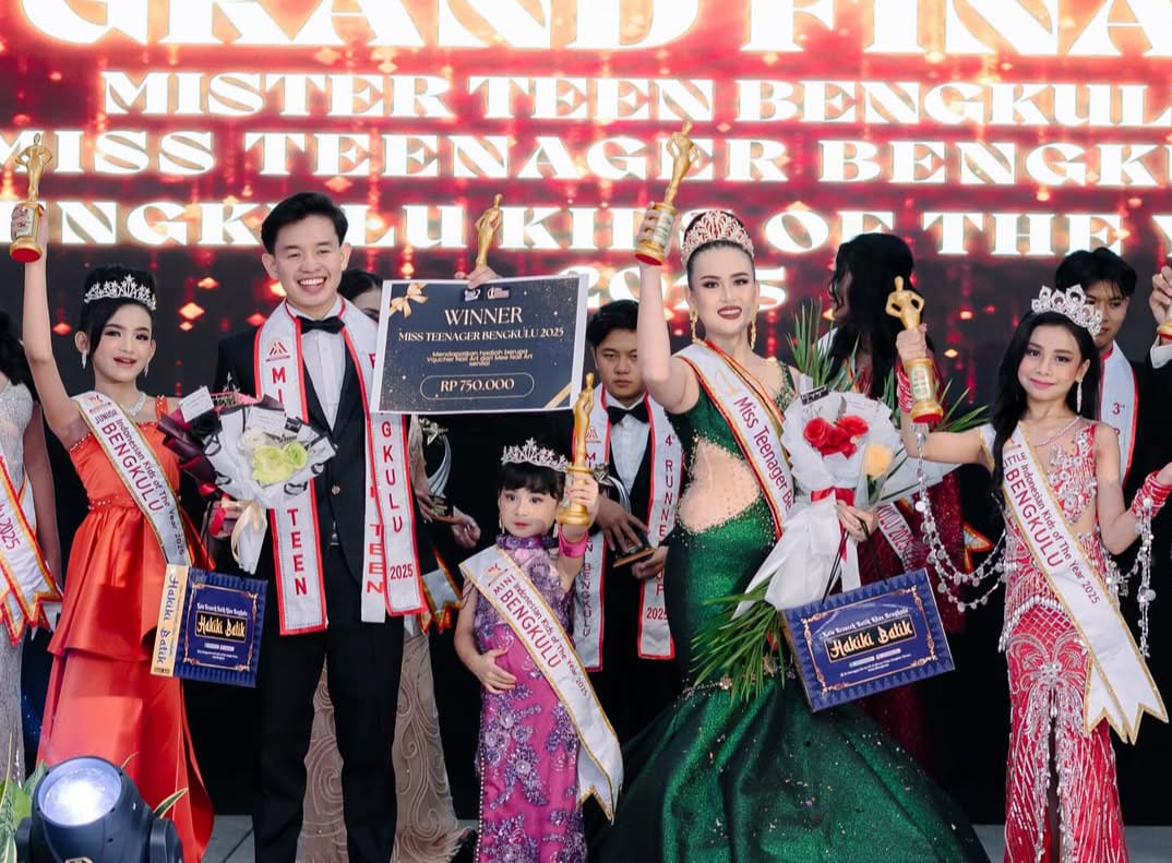 Ajang Kids of the Year & Mister Miss Teenager 2025 Ramaikan Panggung Muda Bengkulu