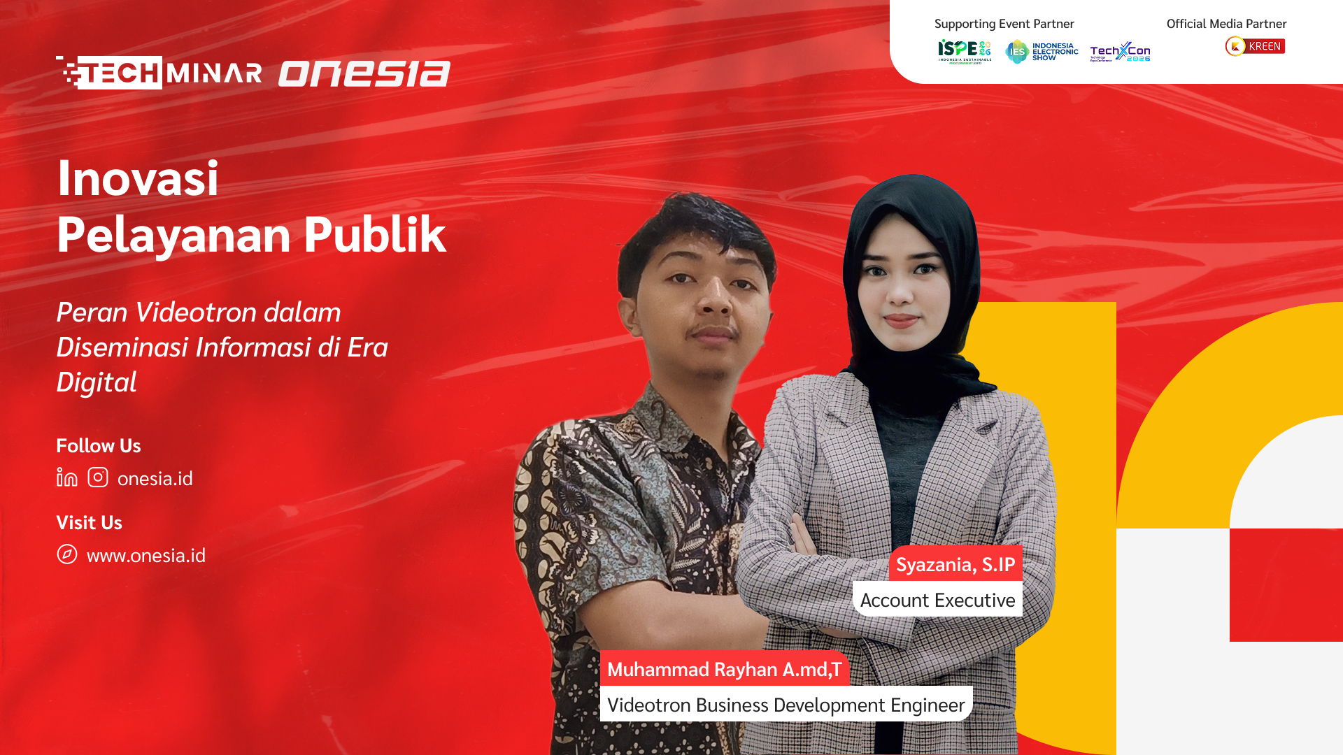 Onesia Hadirkan Webinar untuk Tunjukkan Peran Videotron dalam Meningkatkan Pelayanan Publik