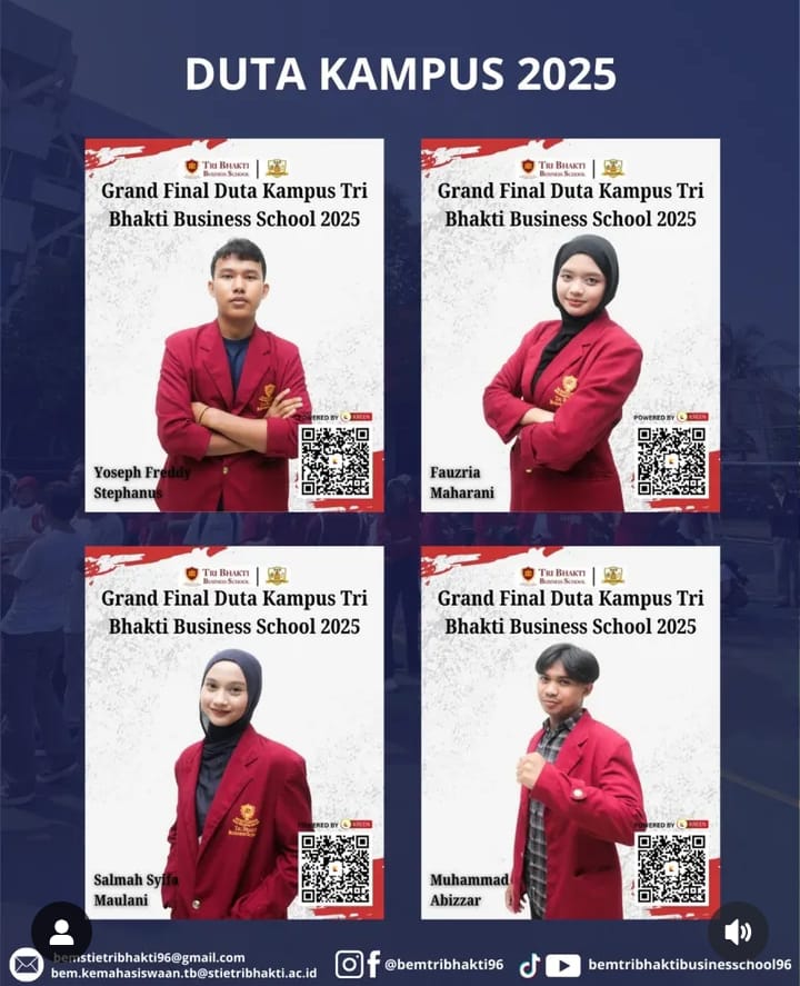 Antusiasme Voting Lewat Kreen Warnai Grand Final Duta Kampus Tri Bhakti Business School 2025