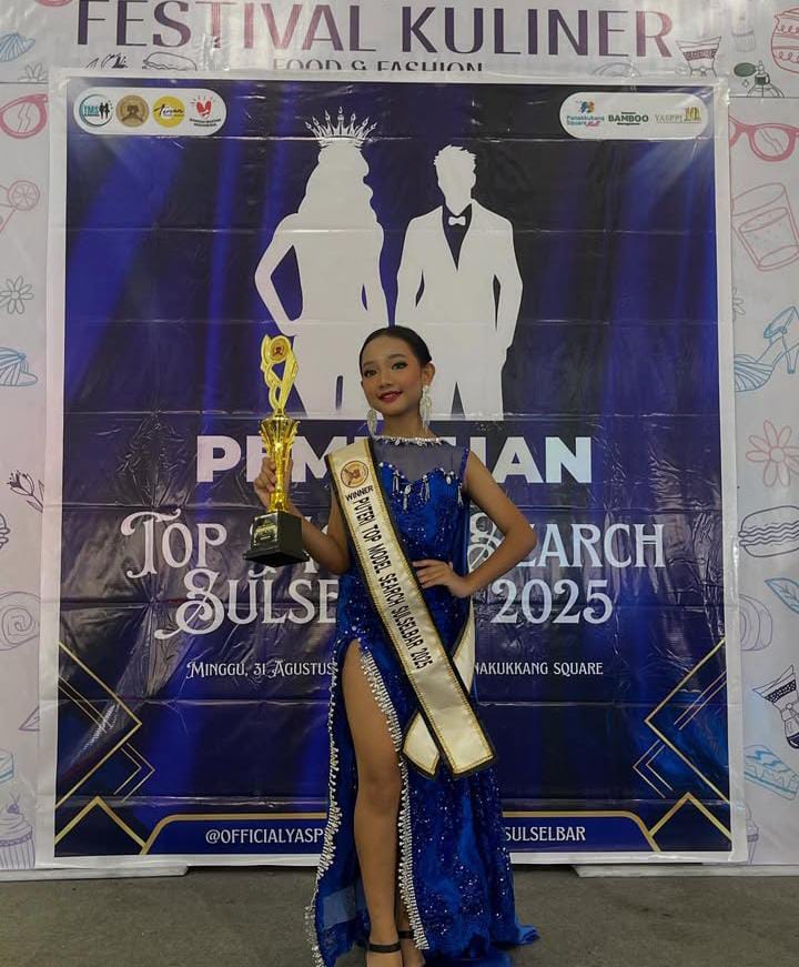 Top Model Search Sulselbar Favorit 2025 Kategori Cilik dan Remaja Sukses Digelar dengan Dukungan via Kreen