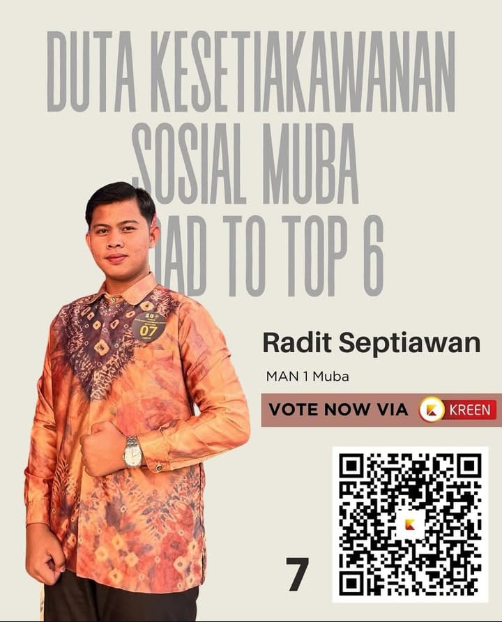 Duta Kesetiakawanan Sosial Muba 2025 Road to Top 6: Dukungan Semarak via Kreen Indonesia