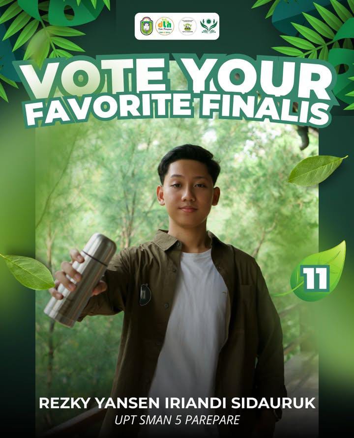 Grand Final Duta Lingkungan Hidup Parepare 2025 Digelar, Dukungan Publik via Kreen Jadi Penentu Juara