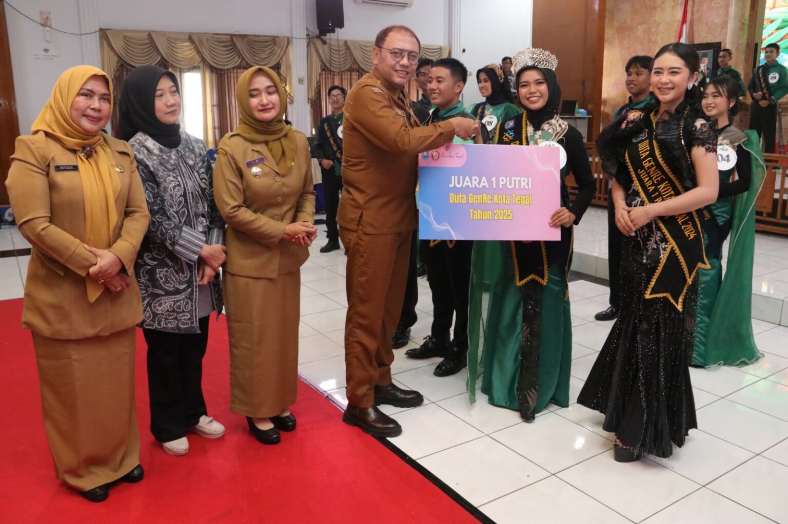 Pemilihan Duta GenRe Kota Tegal 2025: Dukungan via Kreen Warnai Penentuan Juara Favorit