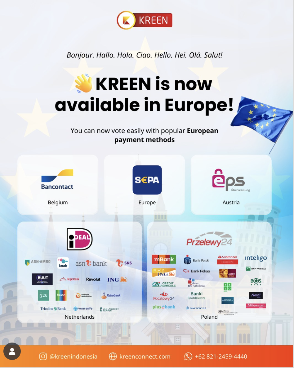 KREEN Expands to Europe: Pageant Voting Made Easier!