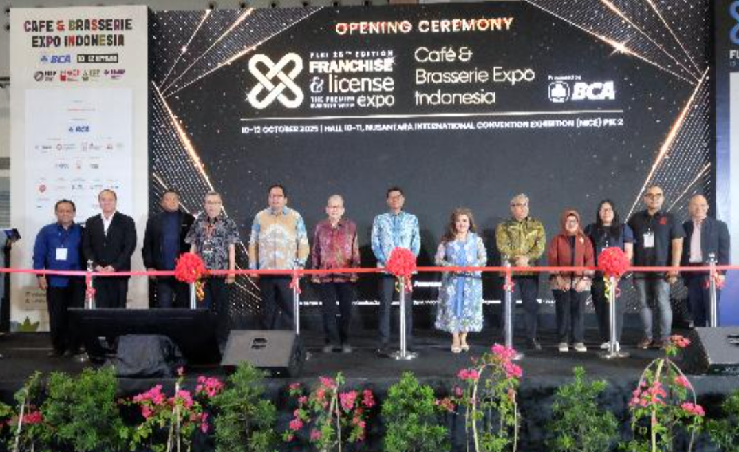 Café Brasserie Expo Indonesia 2025 Resmi Dibuka, Wujud Sinergi F&B dan Ekonomi Kreatif di Era Pro-Growth