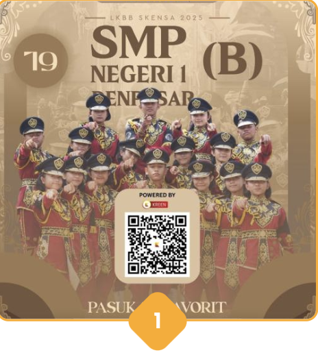 Dukungan Online via Kreen Ramaikan Lomba Ketangkasan Baris-Berbaris SKENSA 2025 di Denpasar