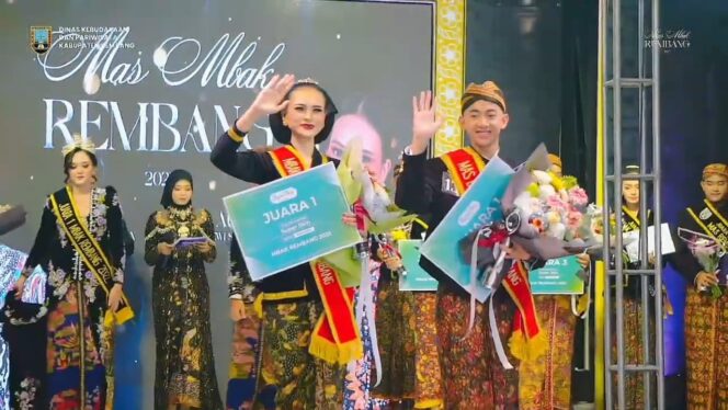 Dukungan Via Kreen Indonesia Warnai Pemilihan Mas & Mbak Rembang Favorit 2025