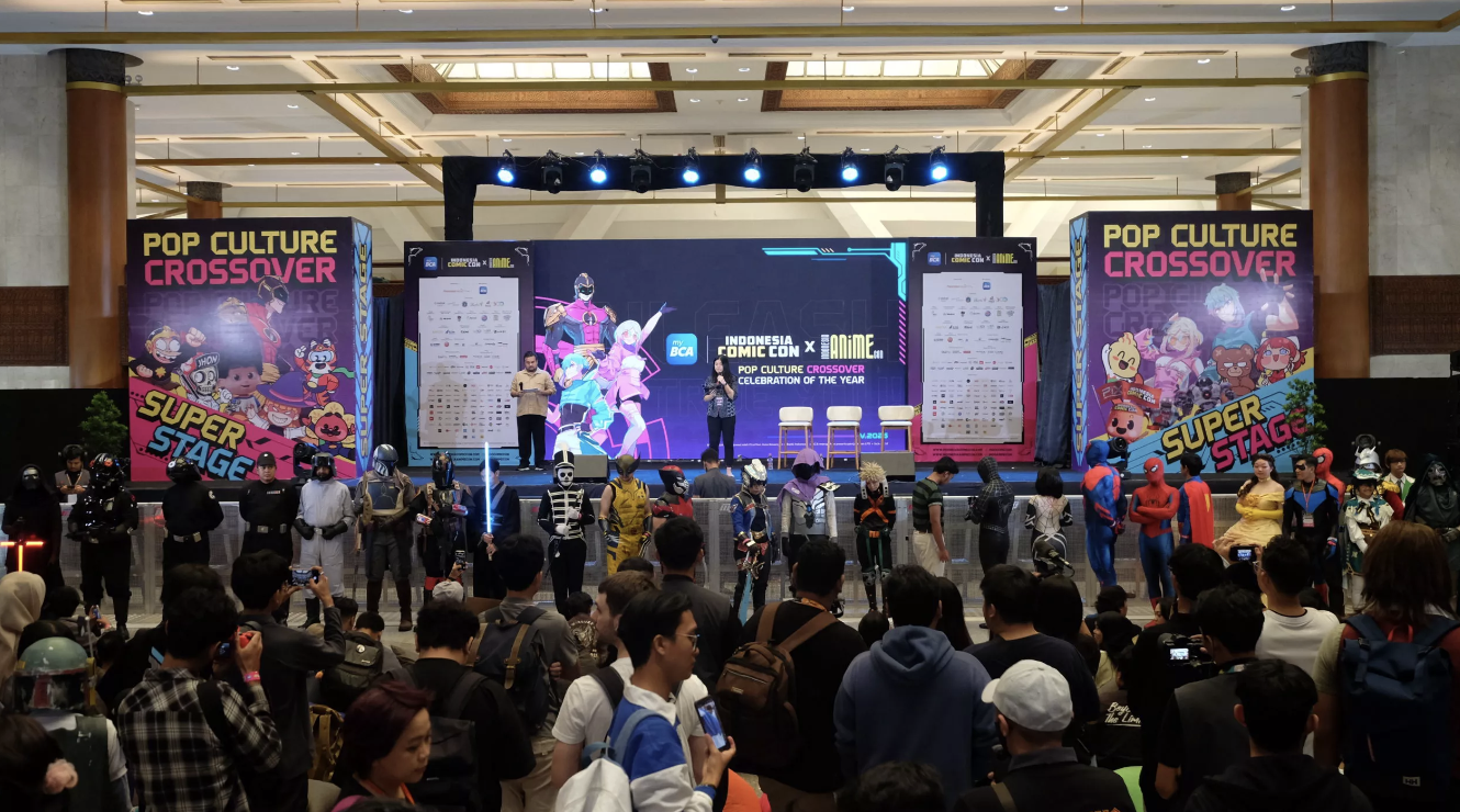 myBCA INDONESIA COMIC CON X INDONESIA ANIME CON RESMI DIBUKA: PERAYAAN POP CULTURE DAN KREATIVITAS LINTAS DUNIA DI JICC SENAYAN
