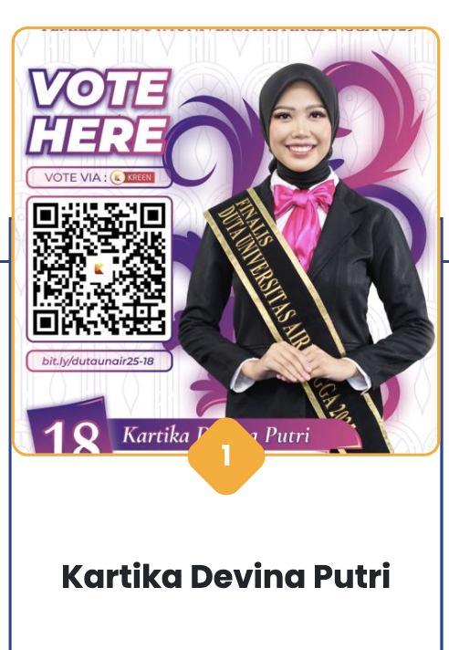 Dukungan Online via Kreen Warnai Pemilihan Duta Universitas Airlangga Favorit 2025