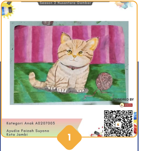 Dukungan Online via Kreen Ramaikan di Pemilihan Juara Favorit Lomba Menggambar & Foto Online Nusantara Gambar 2025