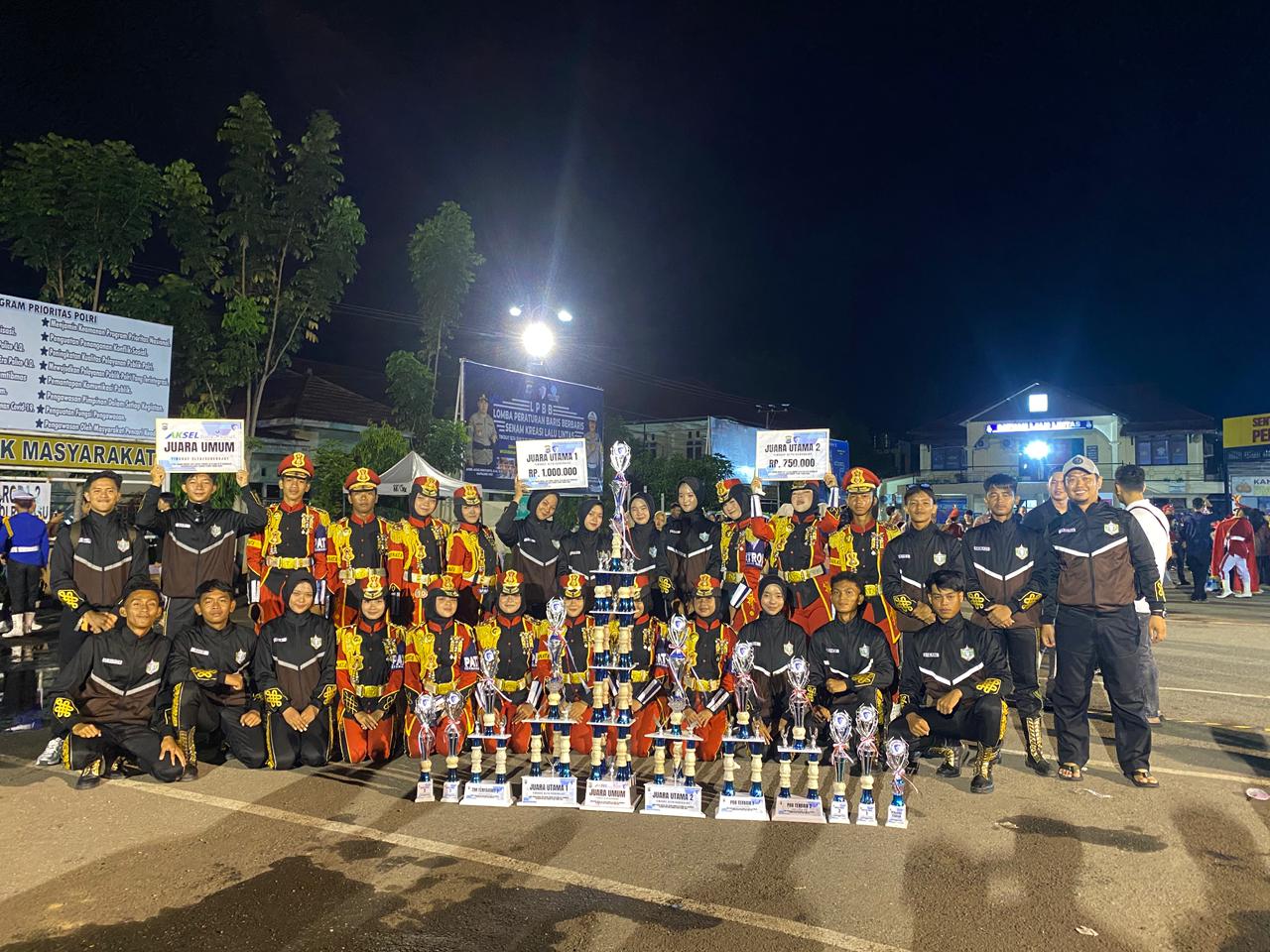 Perjalanan Gemilang Paskibra MAN 1 Hulu Sungai Utara Meraih Juara Umum Lomba PBB Senam Kreasi Lalu Lintas Polres HSU 2025