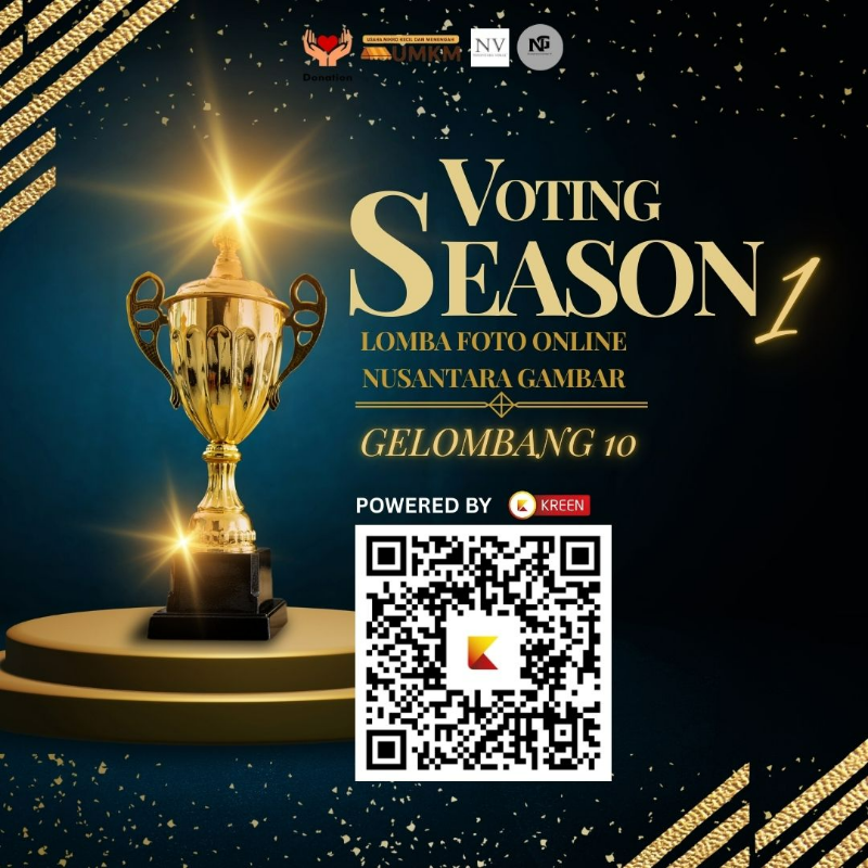 Juara Lomba Foto Online Nusantara Gambar Season 1 Tahun 2025 Resmi Diumumkan: Publik Dukung Juara Melalui Voting Digital Kreen Indonesia 