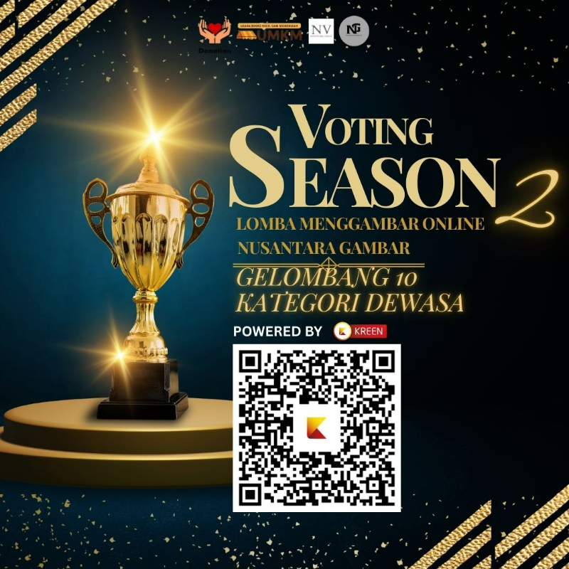 Nusantara Gambar Umumkan Pemenang Lomba Menggambar Online Season 2 Tahun 2025; Dukungan Publik Lewat Voting Digital Kreen Indonesia