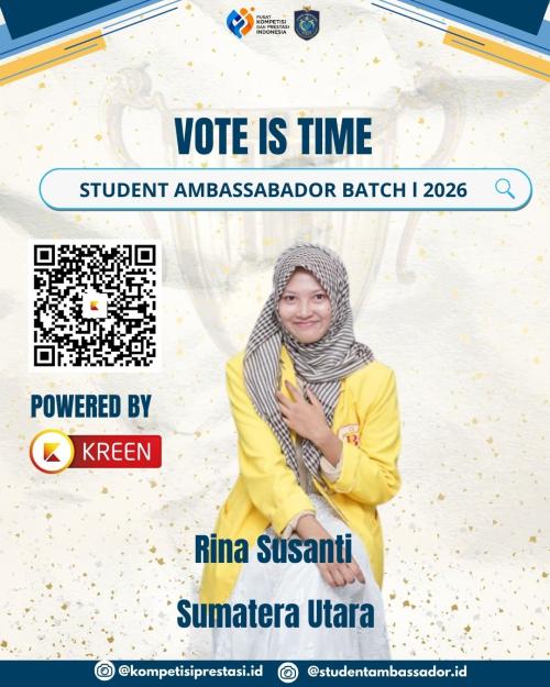 Pemilihan Student Ambassador Pusat Kompetisi dan Prestasi Indonesia Favorit 2026 Dorong Peran Pelajar Berprestasi; Voting Digital Transparan Digelar via Kreen Indonesia