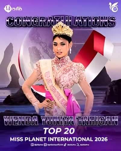 Begini Perjalanan Wenda di Miss Planet International 2026 yang Curi Perhatian