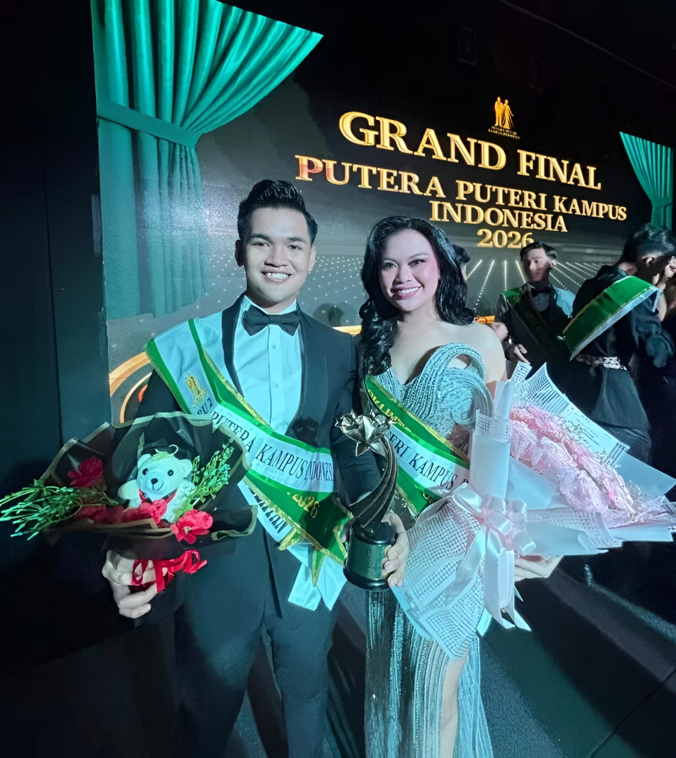Abdi dan Aretta Raih Runner Up & Best Award di Putra Putri Kampus Indonesia