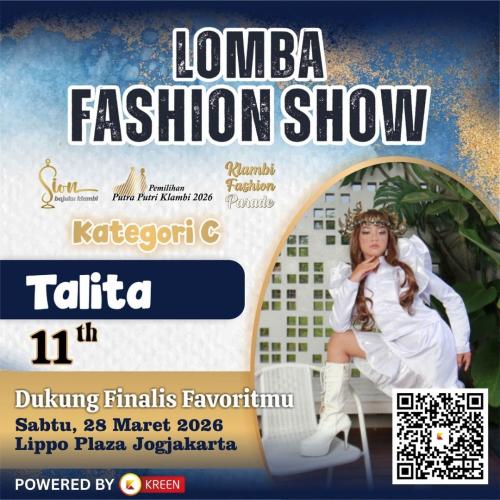 Grand Final Lomba Fashion Show Favorit 2026 Sukses Digelar, Voting Digital Bersama Kreen Indonesia