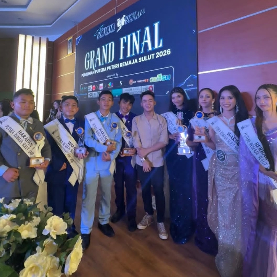 Grand Final Pemilihan Putera Puteri Remaja Sulawesi Utara 2026 Sukses Digelar, Voting Digital Resmi Bersama Kreen Indonesia