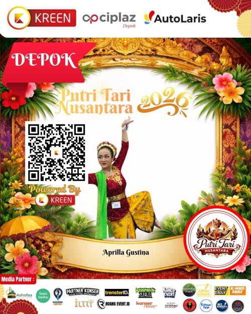 Pemilihan Putri Tari Nusantara Kota Depok Favorit 2026 Sukses Digelar, Voting Digital Kreen Indonesia Catat Ribuan Dukungan