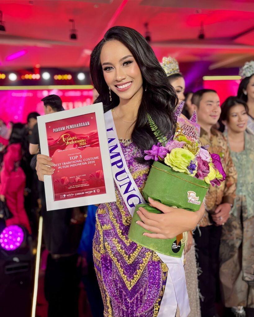 Agita Azara Lampung Raih Top 3 Best Costume Puteri Indonesia 2026