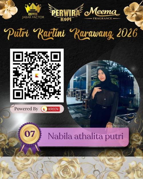 Grand Final Putri Kartini Karawang 2026 Sukses Besar, Dukungan Publik Mengalir Lewat Voting Digital Kreen Indonesia 