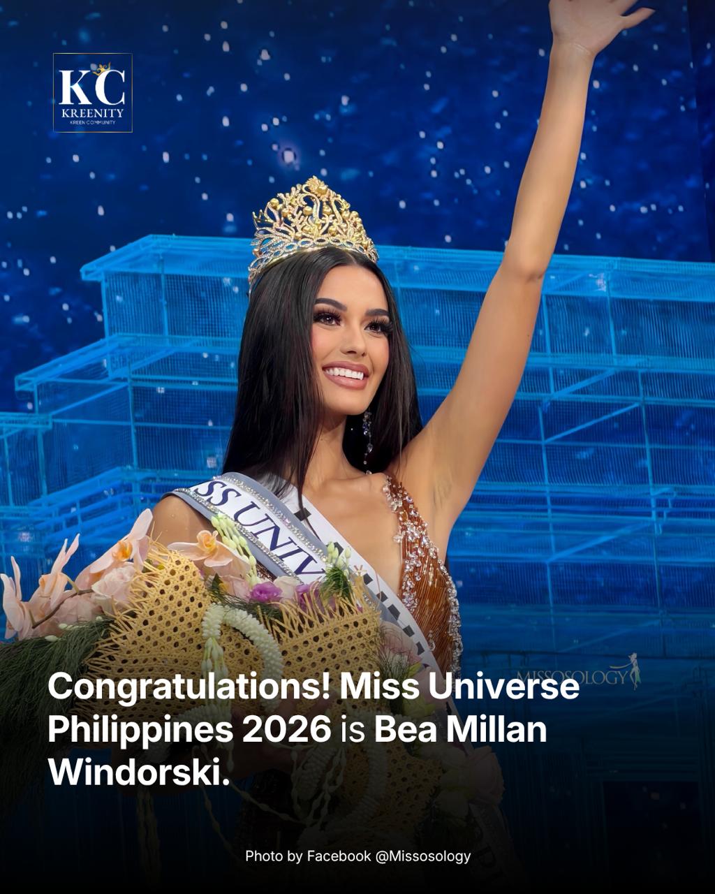 Bea Millan-Windorski Dinobatkan Miss Universe Philippines 2026, Siap Bertarung di Puerto Riko
