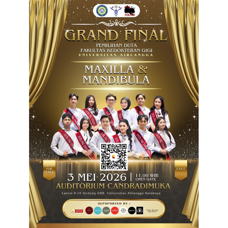 Maxila Mandibula Duta FKG UNAIR 2026 Sukses Digelar, Antusiasme Publik Melalui Voting Digital Kreen Indonesia