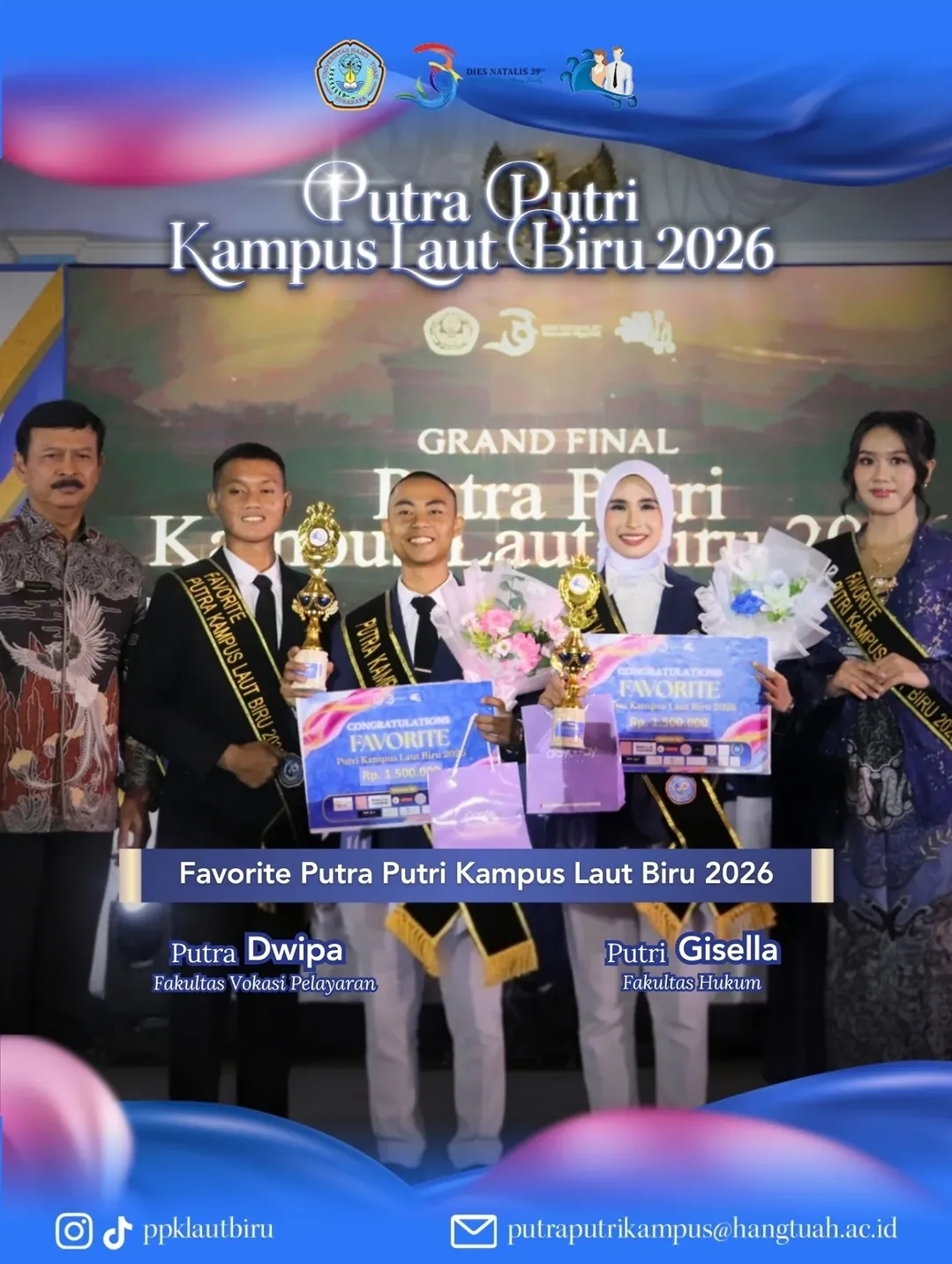 Wujudkan Generasi Kampus Berintegritas dan Berjiwa Kemaritiman, Pemilihan Putra Putri Kampus Laut Biru Favorit 2026 Sukses Digelar; Kreen Indonesia Kawal Dukungan Publik