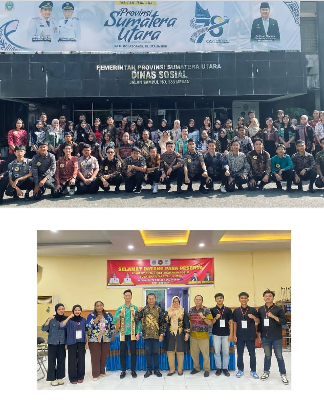 Duta Kesetiakawanan Sosial Sumatera Utara 2026 Gandeng Kreen Indonesia, Wadah Generasi Muda Peduli Sosial dan Berkarakter