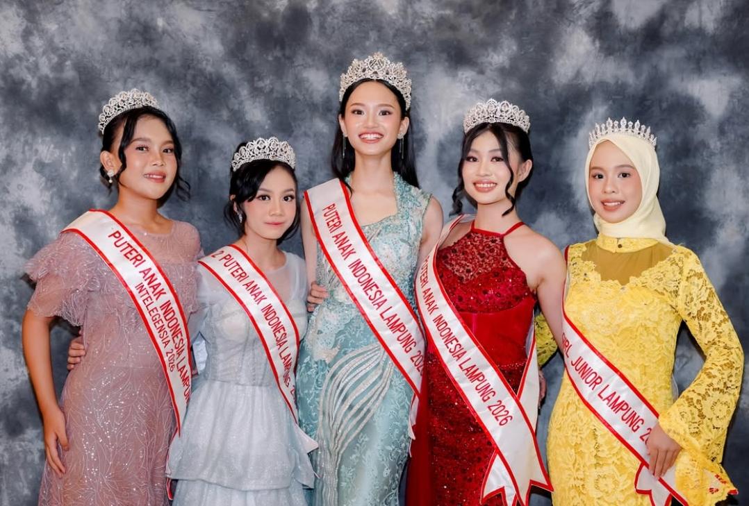 Lahirkan Generasi Muda Inspiratif, Grand Final Puteri Anak dan Remaja Lampung Favorit 2026 Sukses Digelar: Kreen Indonesia Dukung Voting Digital