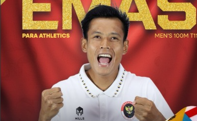Taufik Abdul Karim Raih Emas ASEAN Para Games, Menang Tanpa Melihat