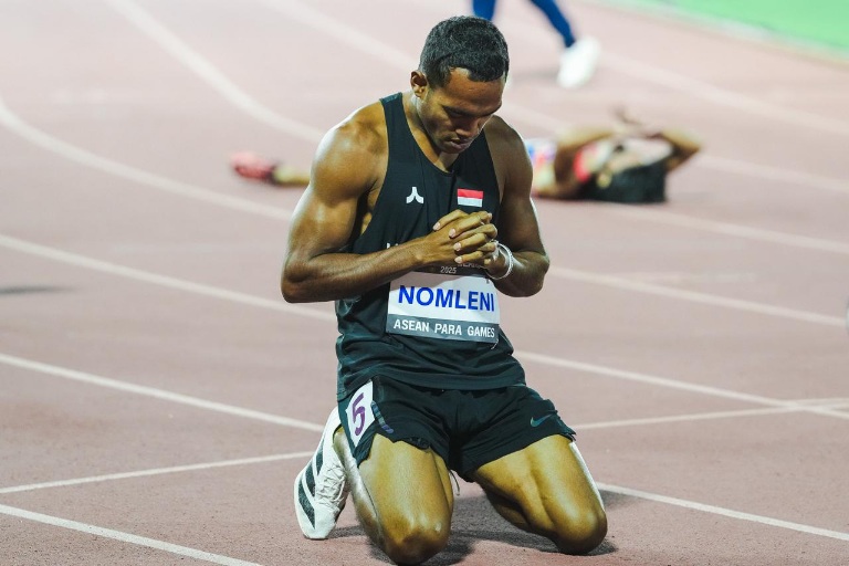 Alfin Nomleni Sabet Tiga Emas ASEAN Para Games 2025