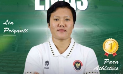 Hattrick Emas Lia Priyanti di ASEAN Para Games 2025 usai Juara Shot Put F42/F44
