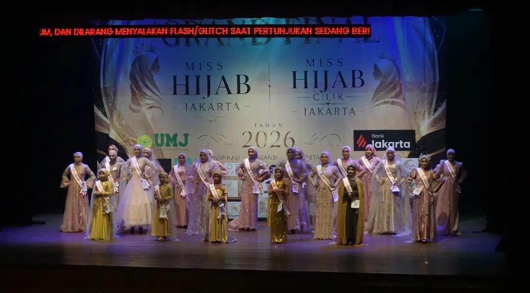 Grand Final Miss Hijab Jakarta Favorit 2026 Sukses Digelar dengan Kreen Indonesia Sebagai Voting Digital Publik 